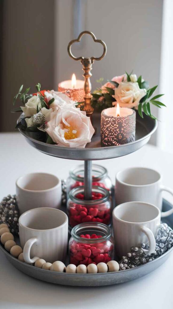 Valentine's Day Tray Decor Ideas