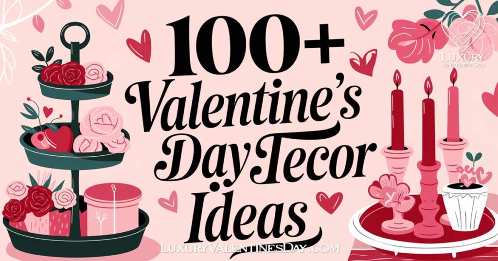 Valentine's Day Tray Decor Ideas