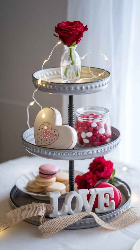 Valentine's Day Tray Decor Ideas