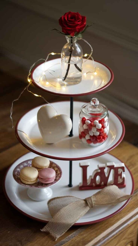 Valentine's Day Tray Decor Ideas