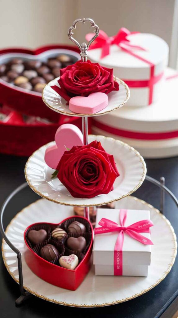 Valentine's Day Tray Decor Ideas