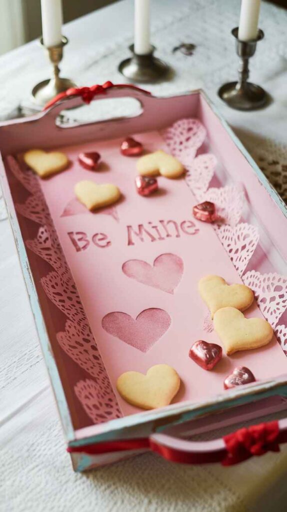 Valentine's Day Tray Decor Ideas