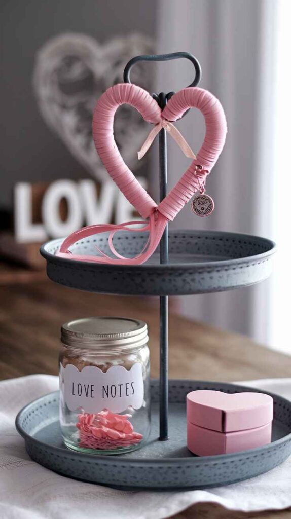 Valentine's Day Tray Decor Ideas