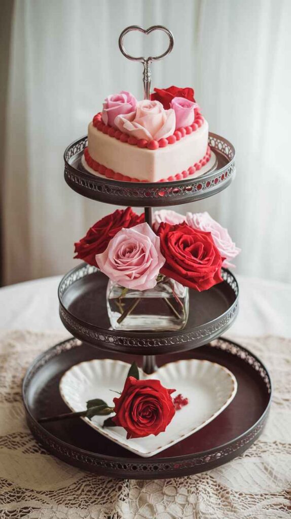 Valentine's Day Tray Decor Ideas