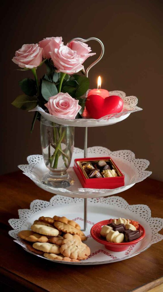 Valentine's Day Tray Decor Ideas