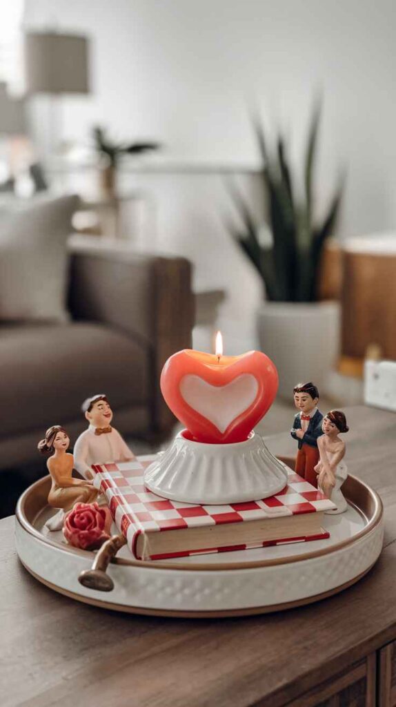 Valentine's Day Tray Decor Ideas