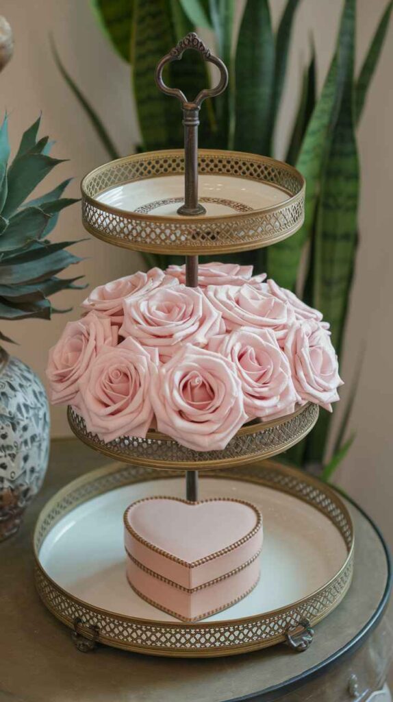 Valentine's Day Tray Decor Ideas