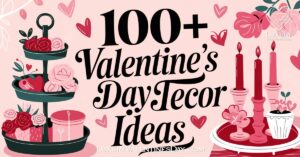 Valentine's Day Tray Decor Ideas