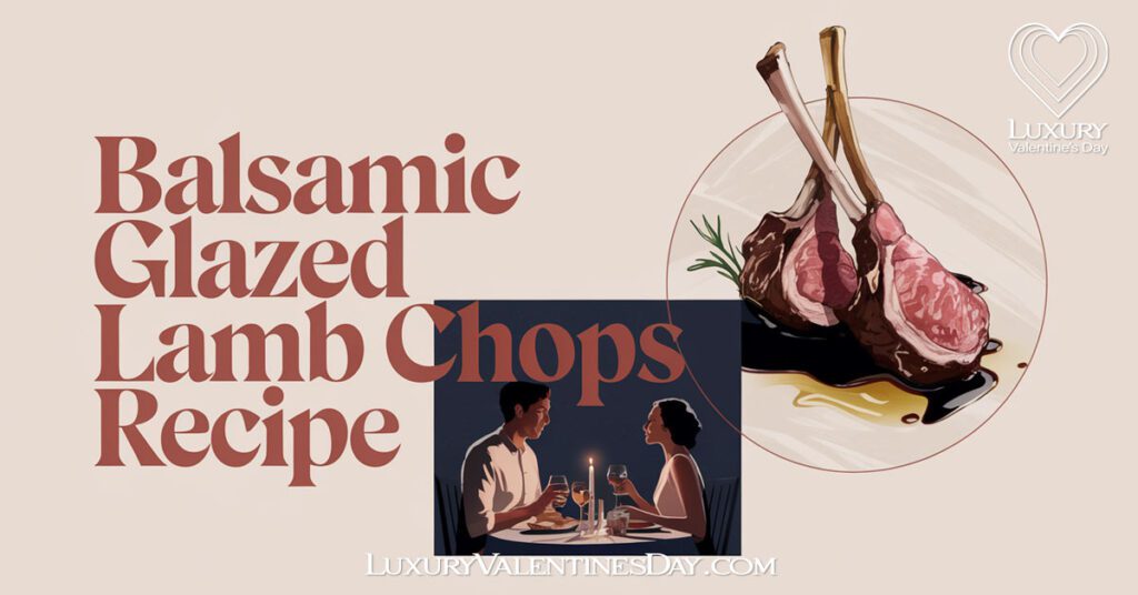 Balsamic Glazed Lamb Chops Recipe : Romantic Dinner for Two