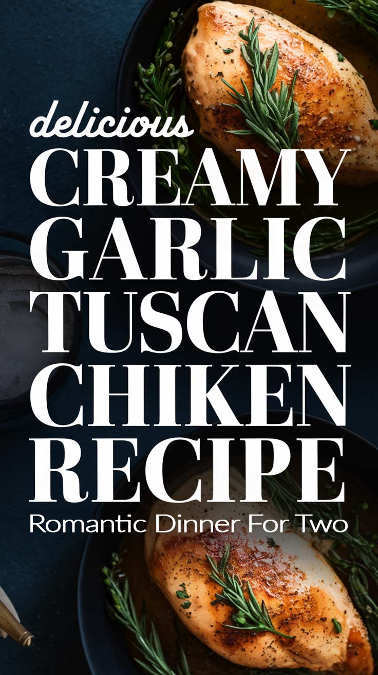 Creamy Garlic Tuscan Chicken Recipe: Romantic Dinner Ideas for Two