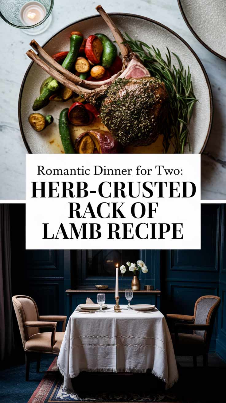 Herb-Crusted Rack of Lamb Recipe: Romantic Dinner for Two