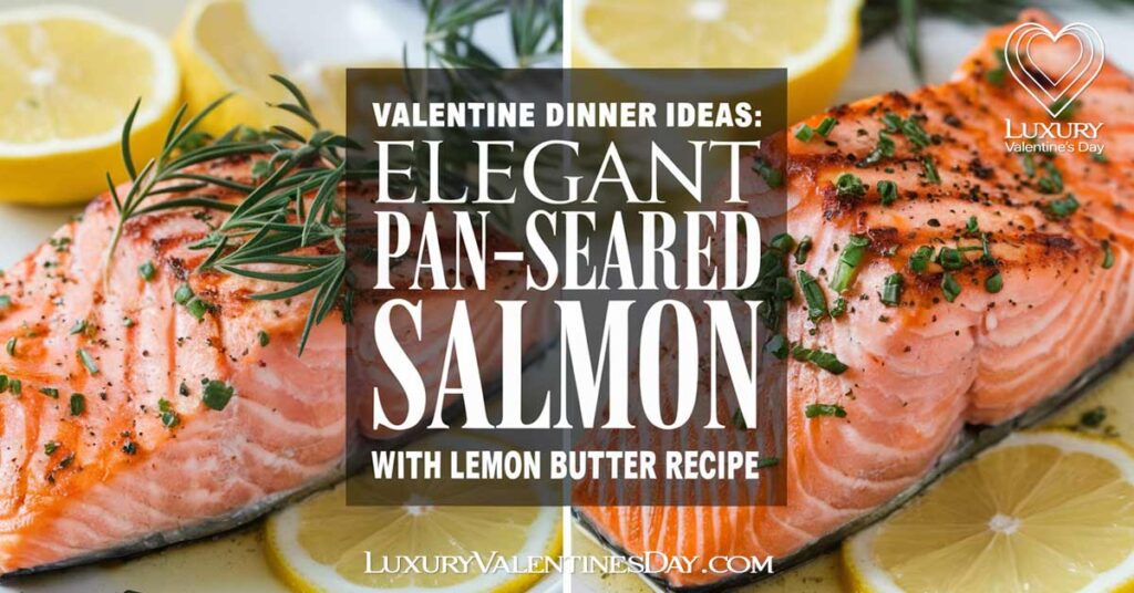 Pan-Seared Salmon with Lemon Butter Recipe: Romantic Dinner Ideas for Two