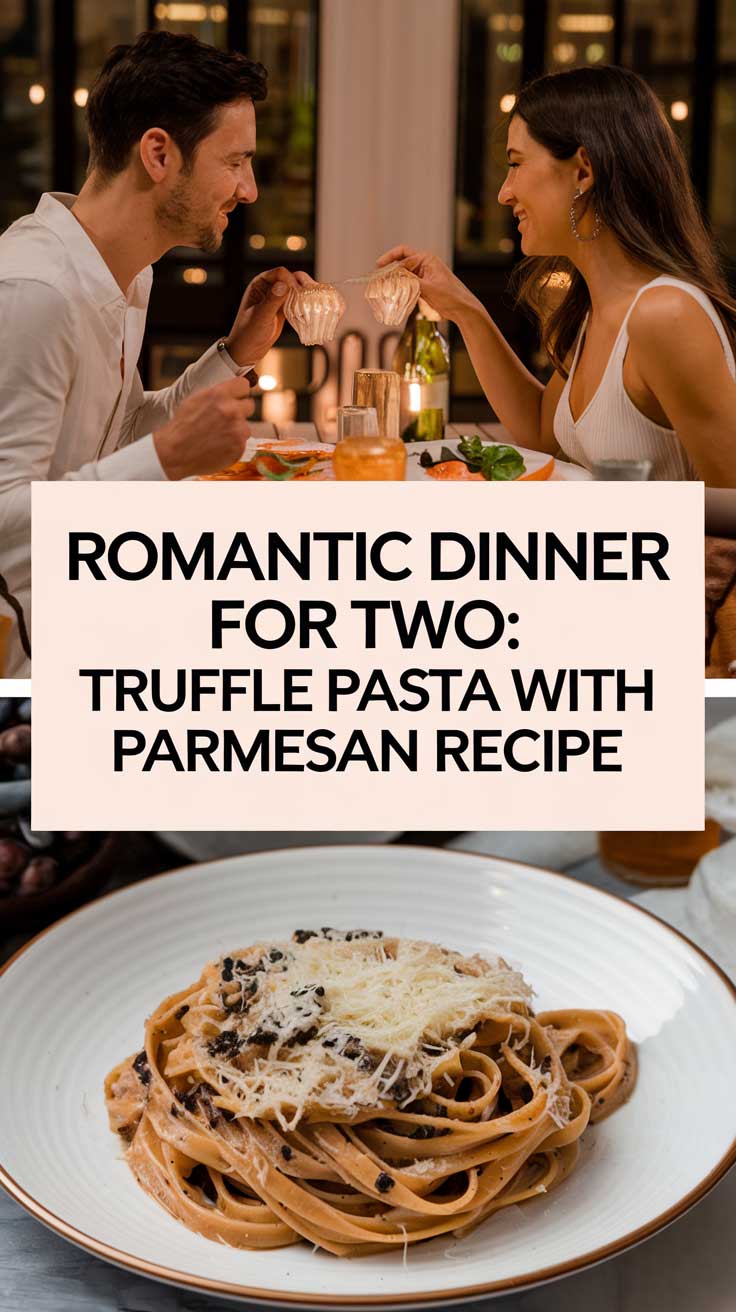 Truffle Pasta with Parmesan: Romantic Dinner for Two