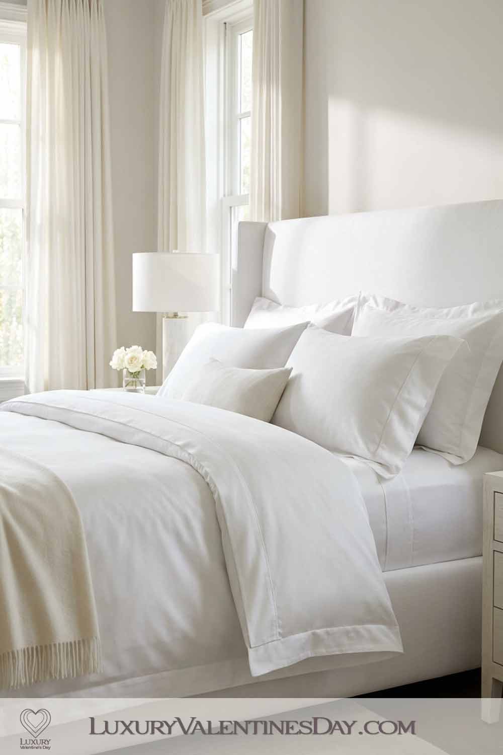 Valentines Day Bedroom Decor Ideas Egyptian Cotton Bedding