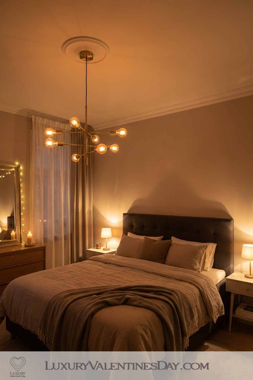 Valentines Day Bedroom Decor Ideas Dimmable Lighting