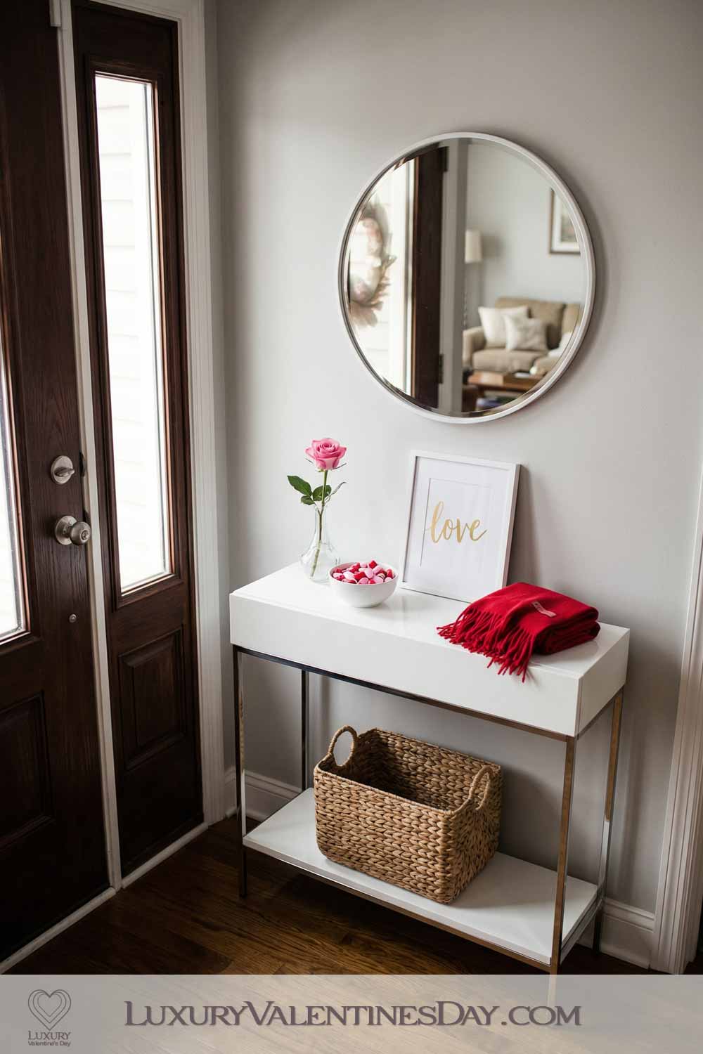 Valentines Day Party Decor Entrance or Hallway