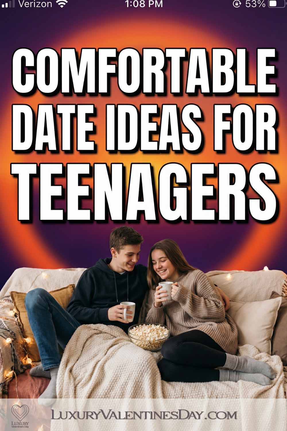 Comfortable Date Ideas for Teenagers