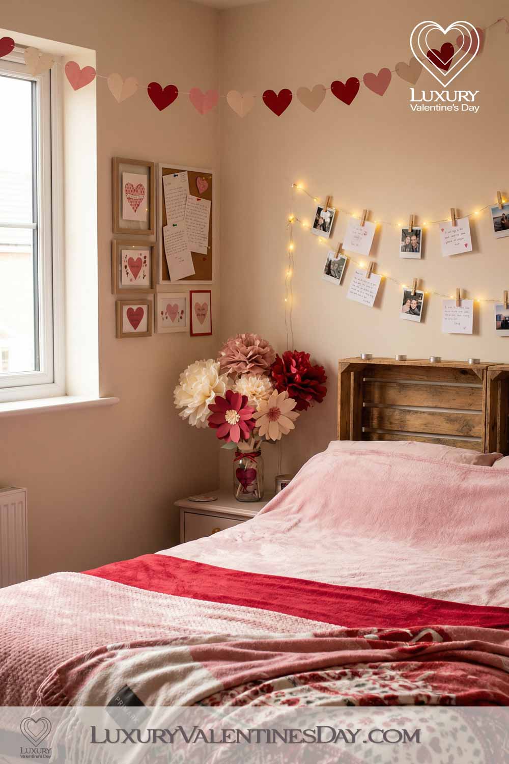 DIY Valentine Bedroom Aesthetic Decor on a Budget