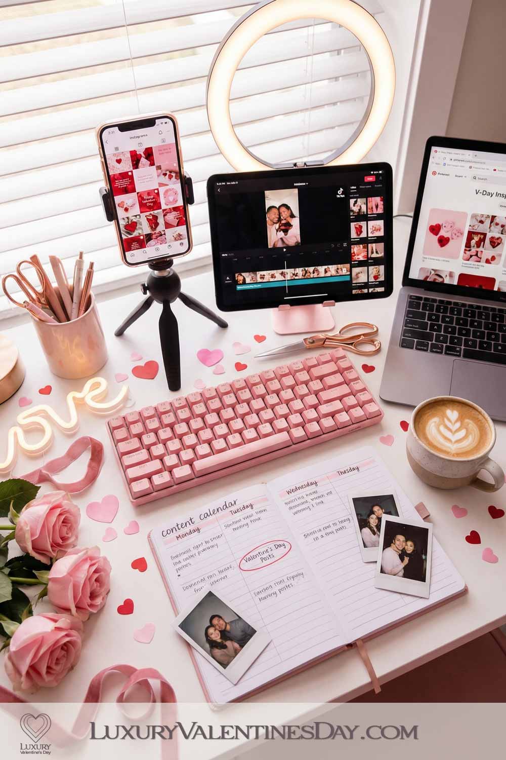 Social Media Content Aesthetic Feeds